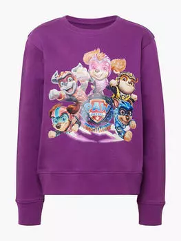 Свитшот Paw Patrol, фиолетовый