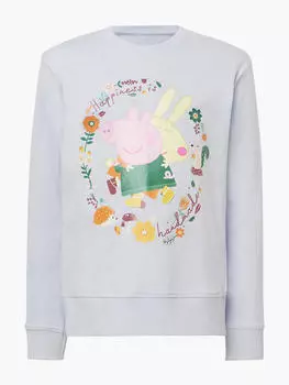 Свитшот Peppa Pig, серый