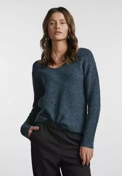 Свитшот Pieces PCELLEN LS V-NECK NOOS BC, цвет reflecting pond