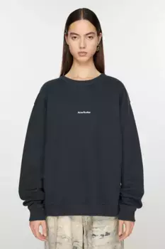 Свитшот с логотипом Stamp Acne Studios, черный
