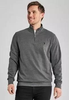 Свитшот U.S. Polo Assn., цвет medium grey melange