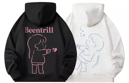 Свитшот унисекс BEENTRILL, розовый