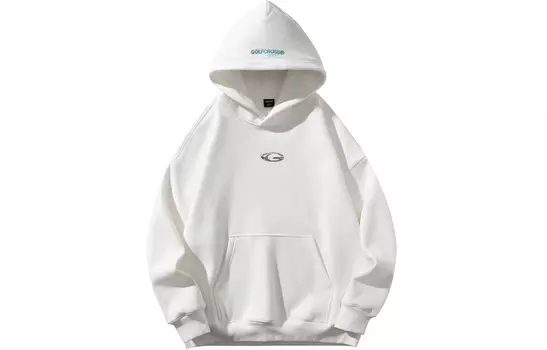 Свитшот унисекс GOLFCROSS, White Heather Gray