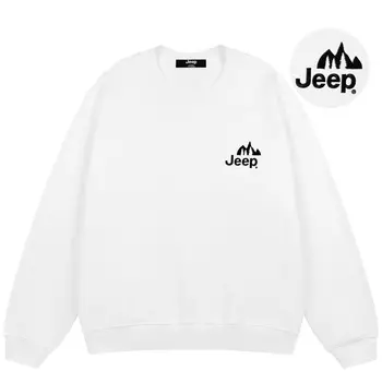 Свитшот унисекс Jeep, Light Heather Gray