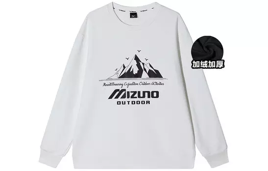Свитшот унисекс Mizuno, белый