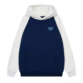 Свитшот унисекс SUPEREALLY, Black & Apricot (Fleece-Lined)