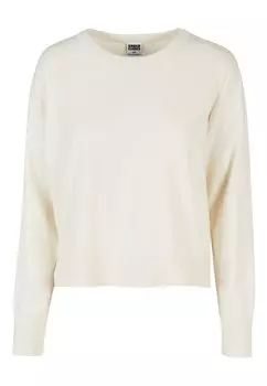 Свитшот Urban Classics OVERSIZED, бело-песочный