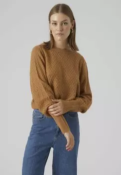 Свитшот Vero Moda, цвет tobacco brown