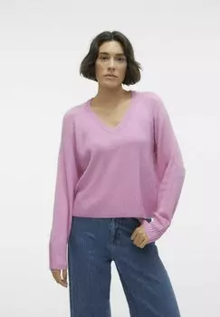 Свитшот Vero Moda, пастельная лаванда.