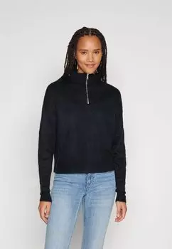 Свитшот Vero Moda VMELLYLEFILE HIGHNECK, черный