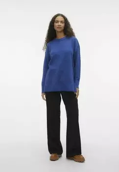 Свитшот Vero Moda VMFILUCA O NECK LONG, цвет beaucoup blue