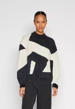 Свитшот VILA VIGRACE HIGH NECK, черный