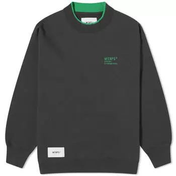 Свитшот Wtaps 28 Contrast, черный