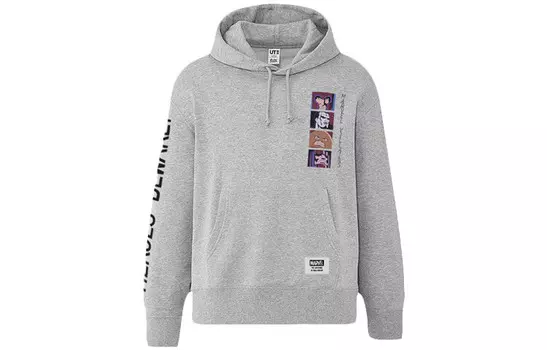 Свитшот X Marvel Co-branded Series унисекс серый Uniqlo, серый