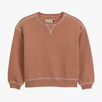 Свитшот Zara 12, красновато-коричневый