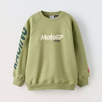 Свитшот Zara Moto GP, светло-зеленый