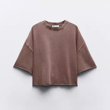 Свитшот Zara Plush, бордовый