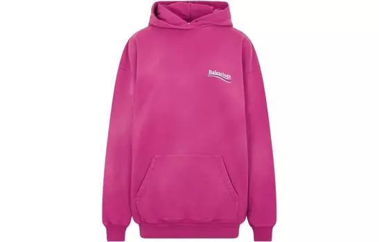 Свитшот женский Balenciaga, розово-красный