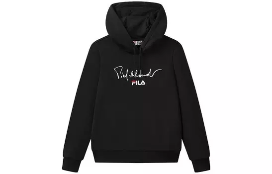 Свитшот женский, цвет черный как смоль Fila