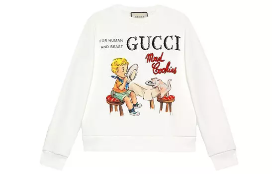 Свитшот женский Gucci, белый