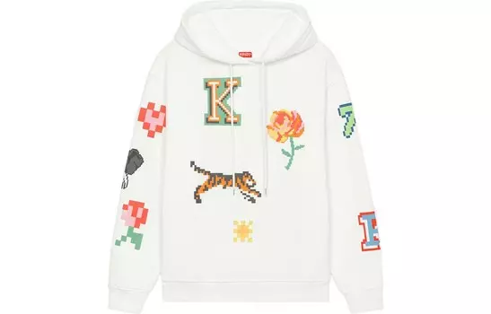 Свитшот женский Kenzo Pixels, белый