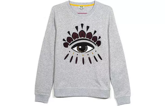 Свитшот женский Kenzo, светло-серый