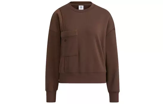 Свитшот женский кофейный Adidas Originals