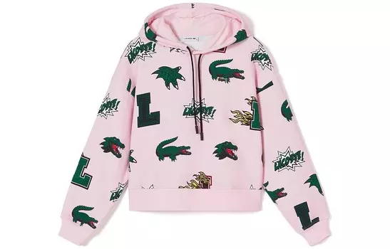 Свитшот женский розовый Lacoste