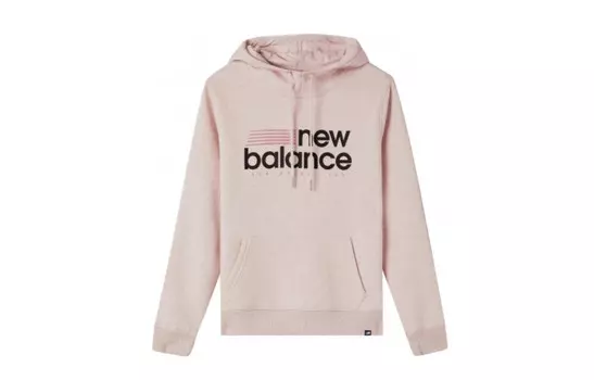 Свитшот женский розовый New Balance, розовый