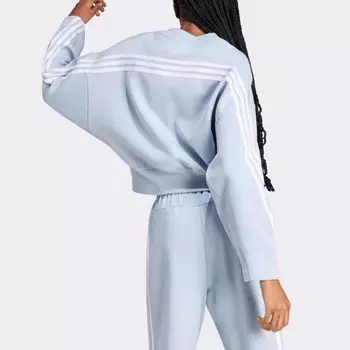 Свитшот женский светло-голубой Adidas