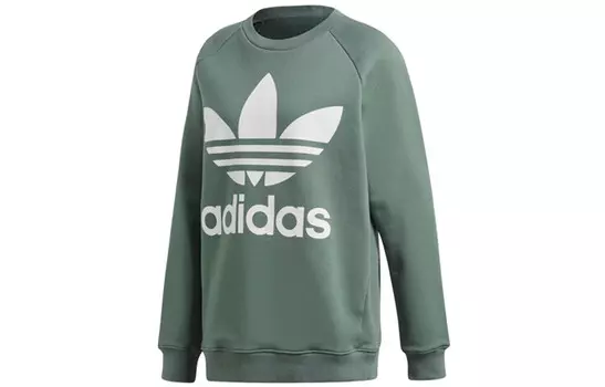 Свитшот женский зеленый Adidas Originals, зеленый