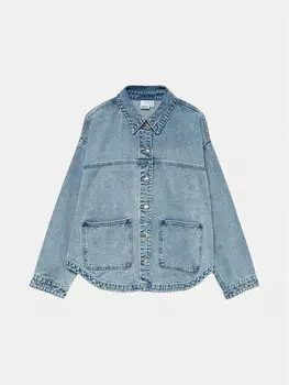 Свободная джинсовая рубашка Jamie 10331693 Vero Moda, синий