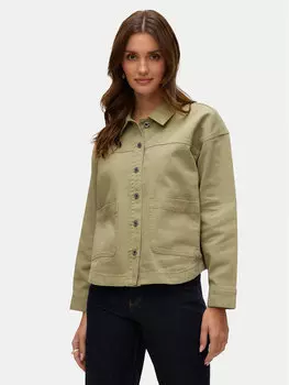 Свободная джинсовая рубашка Jamie 10331693 Vero Moda, зеленый