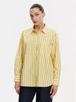 Свободная рубашка WW0WW45612 Tommy Hilfiger, желтый