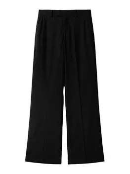 Свободные брюки Bershka, черный