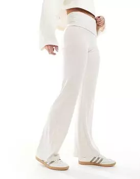 Свободные брюки Cotton On sleep recovery кремового цвета Cotton:On