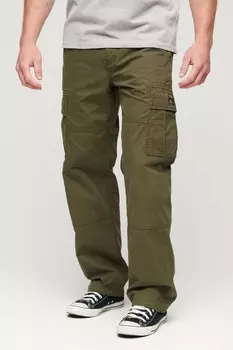 Свободные брюки-карго Superdry, зеленый