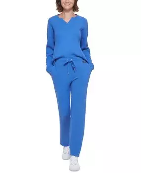 Свободные брюки с высокой талией Calvin Klein, мульти