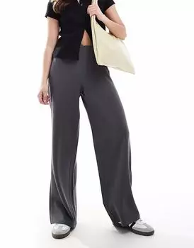 Свободные брюки Vero Moda серого цвета