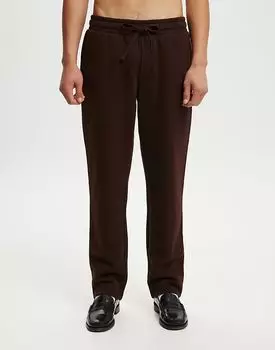 Свободные спортивные брюки коричневого цвета Cotton:On