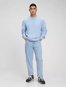 Свободные зауженные джинсы Gap, синий