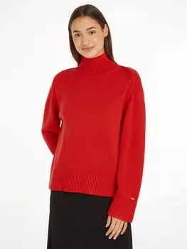Свободный джемпер с воротником-воронкой Tommy Hilfiger, фейерверк
