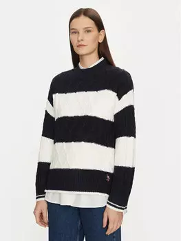 Свободный свитер WUP1175 U.S. Polo Assn., синий