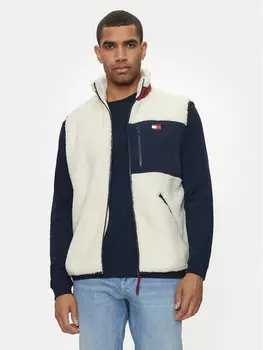 Свободный жилет Tommy Jeans, экрю