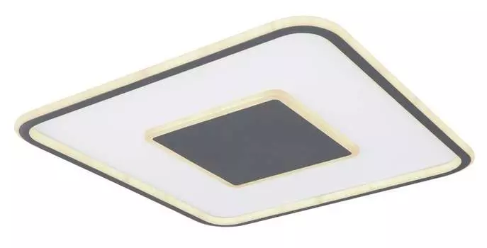[T] Потолочный светильник Globo Lighting металл белый, металл графит, акрил опал, белый, с регулировкой яркости, возможность фиксации цвета, функция памяти, ночник, пульт дистанционного управления, батарейка в комплекте 2x AAA, CCT также через н...