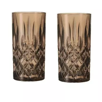 Табачный набор Nachtmann Noblesse Long Drink, 2 шт, коричневый