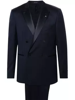 Tagliatore костюм с однобортным пиджаком, синий