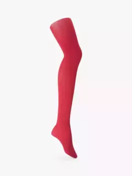 Тайтсы John Lewis 60 Denier Velvet Touch, красный