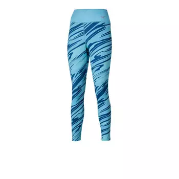 Тайтсы Mizuno 7/8 Printed, синий