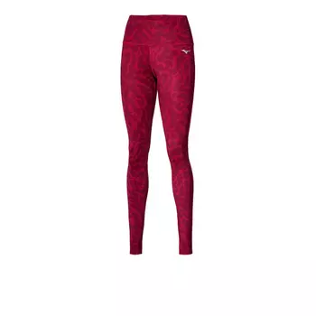 Тайтсы Mizuno Printed, красный
